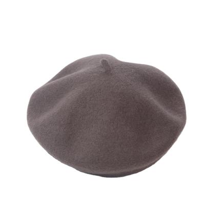 China Spring Winter Berets Lady Hat Painter Style Women Wool Vintage Berets Solid Color Hat Caps Female Hood Warm Walking Hat for sale