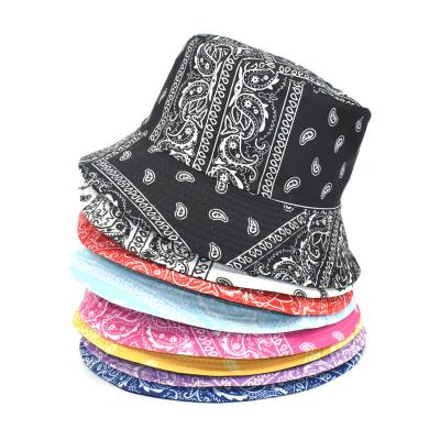 China New Style Image Bandana American Fisherman Hat Fashion Street Fashion Sun Bucket Hat for sale