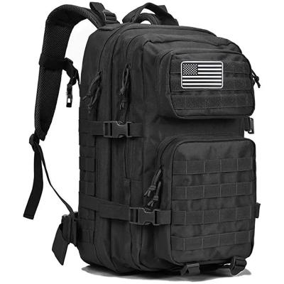 China Fashion Outdoor Sport Survival Bag Custom Waterproof Rise Black Camouflage Anti-theft Hunting Tactical Backpack for sale