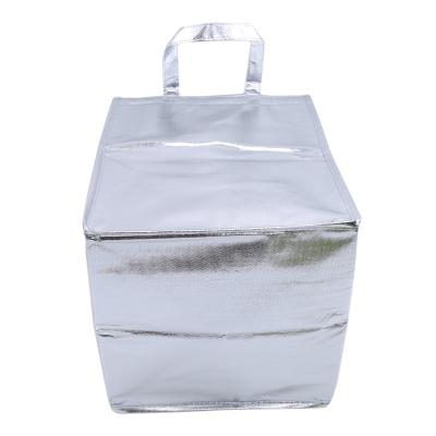 China Custom Nonwoven Thermal Lunch Tote Cooler Bag With Logo Fashion Delivery Beer Ice Cream Waterproof TPU for sale