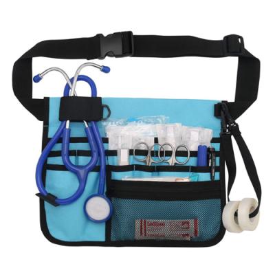 China Waterproof Medical Nurse Fanny Pack Pouch Waist Bag Nurse Belt Kits Organizer Adjustable and Removable for sale