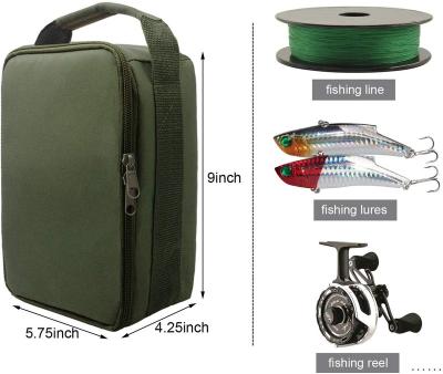 China Eco-freindly; Lightweight Water Resistant Outdoor Gear Fishing Coil and Reel Bag for Outdoor Storage for sale