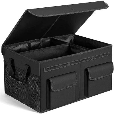 China Insulated Cooler Bags Large Car Trunk Organizer With Metal Handles for sale