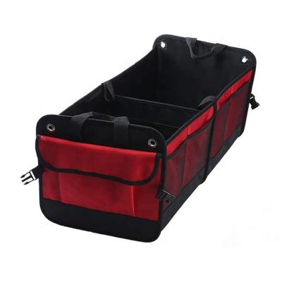 China Specially Authorized IP 3-Compartment Folding SUV Car Organizer With Cooler Bag for sale