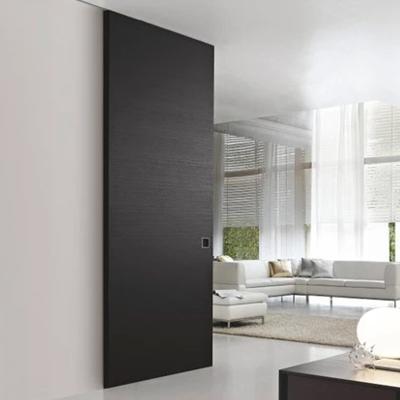 China Europe and America American Room Magic Sliding Doors Design Black Interior Ghost Sliding Door No Frame for sale