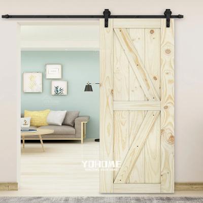 China High Quality European Fire Protection Barn Doors For Room Barn Door Bed Room Timber Sliding Barn Door for sale