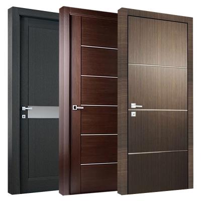 China Europe and America Interior Doors European Walnut Wood Door Supplier Customize Bedroom Doors for sale