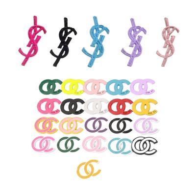 China Custom Clog Charm Designer croc charms for luxury croc charms luxury Brand logo croc charm designer shoe decoration for sale