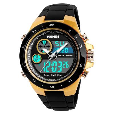 China SKMEI 1429 Chronograph Men Sport Digital Watch Fashion Mens Chronograph Double Time Watch for sale