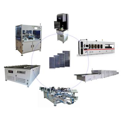 China Low Energy Consumption Solar PV Panel Module Assembly Machine Turnkey Solar Panel Production Line for sale