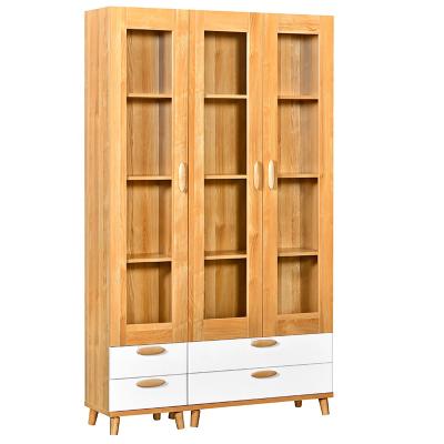 China modern design bookshelf chinese cheap home shelf wooden book cabinet shelves for sale