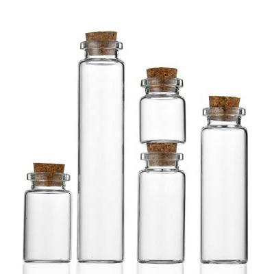 China INFUSION ONO Multi-Specification Borosilicate 37mm Lab Test High Quality Clear Glass Tube With Cork Stopper for sale