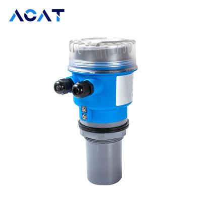 China Solid industrial ultrasonic level non contact tank diesel oil tank lpg ultrasonic transmitter sensor level water level meter for sale