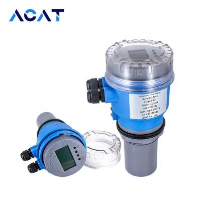 China Solid Open Channel Water Ultrasonic Tank Level Ultrasonic Level Gauge Ultrasonic Liquid Level Sensor For Lake Pool Reservoir for sale