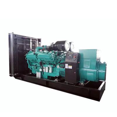 China Povid Electric Power Open Type 3 Phase Water Cooling 1000 Kw Genset 1250 KVA Diesel Generator CUMMINS for sale