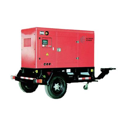 China Best Of Povid Electric Power Selling OEM Camping Products Equipment Logo Printed 200 KVA Mobile Trailer Generator For Sale for sale