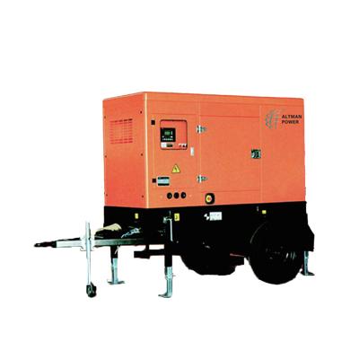 China New Two Wheel Povid Electric Power Diesel Mobile Generator Price Trailer Electric Generator Trailer for sale