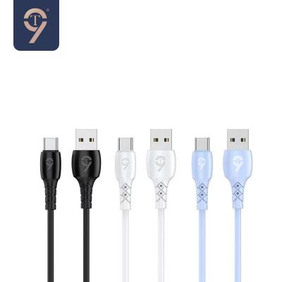 China Macaron Coloful Fashionable Design USB Data Cable 1M/2M White Type C Data Transfer USB Charger 30WPD Fast Charging Cable For Android Cell Phones Tablets for sale