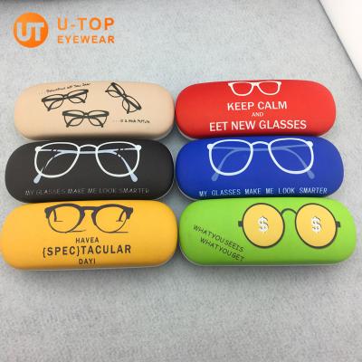 China Fashionable High Quality Custom Logo Printed Eyeglass Box Sunglasses Box Eyewear Box Hard Packaging Cases Metal for sale