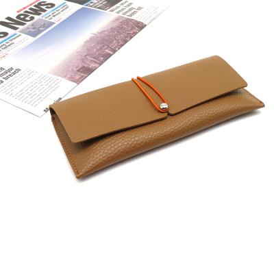 China Fashion Luxury Leather Glasses Case Logo Packaging Single Sunglasses Case Custom Made for sale