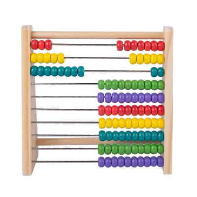 China Construction Toy Wooden Abacus Classic Educational Counting Toy With 100 Beads Count Sight Educational Abacus for Children Kids Math Toys for sale