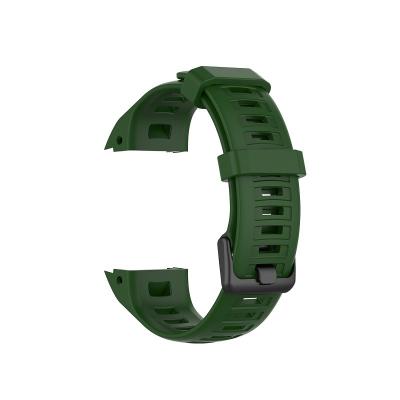 China Sports Silicone Strap Rubber Watch Band For Garmin Instinct Watch Straps Black Buckle Instinct Watchband for sale