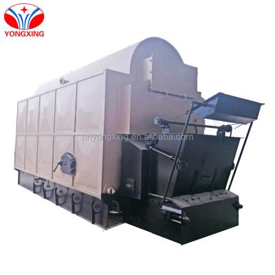 China Horizontal Manufacturers Supply Air Pressure Wood Waste 0.7 MW Coals Fired Hot Water Boiler Saving Steam Water Heater School Use for sale