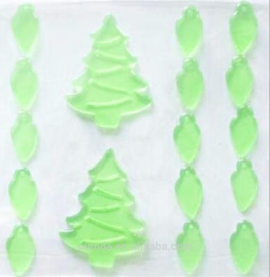 China Decorative Sticker Glow in the Dark Stickers Reusable Gel Clings Tree Design for sale