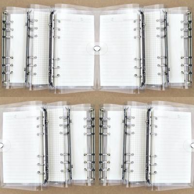 China Hardcover World Products PVC Sheets A6 School Selling Mobile Transparent Notebooks for sale