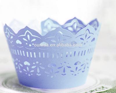 China New Single Wall Special Design Personalized Cupcake Baking Wedding Perforated Paper Baking Small Flower Baking Cup for sale