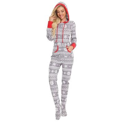 China Christmas QUICK DRY Pajamas For Women Cotton Pajamas Set New Style Sleepwear for sale