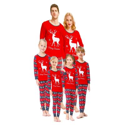 China QUICK DRY Christmas Pajamas Set Baby Waist Dog Scarf Home Wear for sale