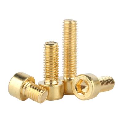 China Brass Cheese Machine Screw DIN912 DIN 912 M3 M4 M5 M6 M8 M10 M12 Allen Cap Head Hexagon Socket for sale