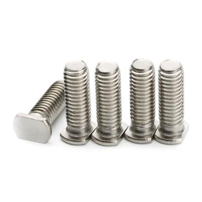 China Auto Machined Customized Soft And Bright Surface Tolerance T-Shape Non-Standard Special Screw Bolt Through Bolt Fastener for sale