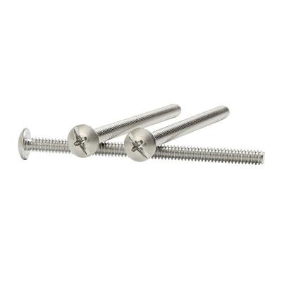 China Nickel Plated Steel Truss Head Long Truss Screws For Door Locks for sale