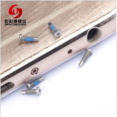 China Flat line small Pentagon m1 m1.2 m1.4 stainless steel precision mobile phone CD screw for sale