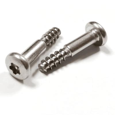 China Pan 316 Stainless Steel Pan Head Machine Screw Stepped Self Tapping Torx Screws for sale