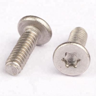 China Super Low Head Stainless Steel Ultra Low Head Six Lobe Tox Screw for sale