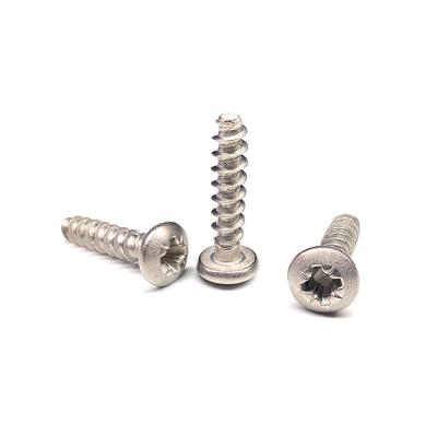 China Pan Gr 1 Titanium Gr2 Customized Phillips Round Pan Head Pozi Tapping Screws for sale