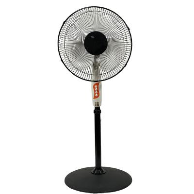 China MY40-10 Hotel Electric Fan 16 Inch Push Button Black Speed ​​Adjustable Floor Fan for sale