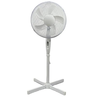 China MY40-28 White Hotel Push Button Shaking Electric Fan Main Three-speed Variable Speed ​​Floor Fan 16 Inch for sale