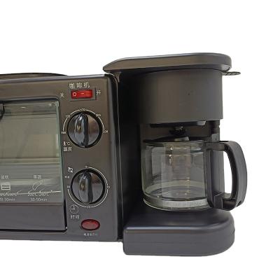 China Hotel commercial multifunctional 3 in 1 breakfast machine, oven stove coffee machine for sale