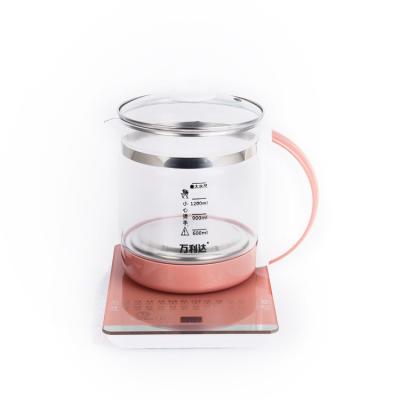 China 360 Degree Health Rotation Base Glass Jar Household 1.8l Electric Kettle for Brewing Coffee and Tea for sale