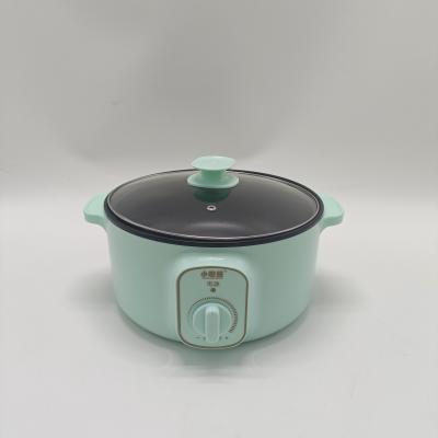 China Hotel Household Mini Electric Hot Pot Green Electric Boiling Pot for sale