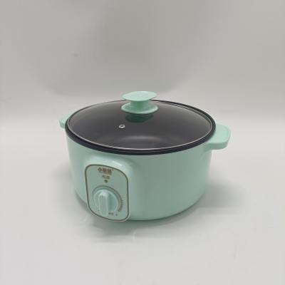 China Hotel Green 3L Mini Hot Electric Hot Pot Electric Boiling Pot for sale