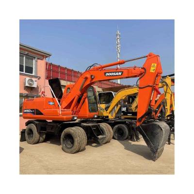 China Constructional engineering Hot Selling Doosan DX1500W Middle Wheel Excavator 15ton Cheap Used Excavators For Sale DOOSAN DX 60W/DH 150W/ DH210W for sale