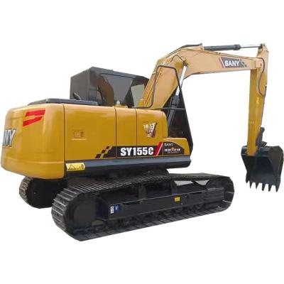 China Constructional engineering Used Sany 155C pro Excavator Earth Digger Machine Good Condition Low Price Used Sany 155cpro Excavator in Stock for sale