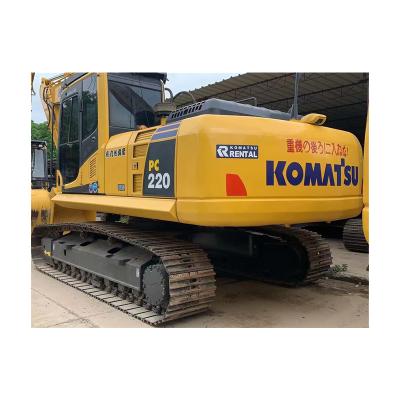 China Low sale of used excavator Komatsu PC220 working condition perfect price cheap 0.42m Â³ for sale