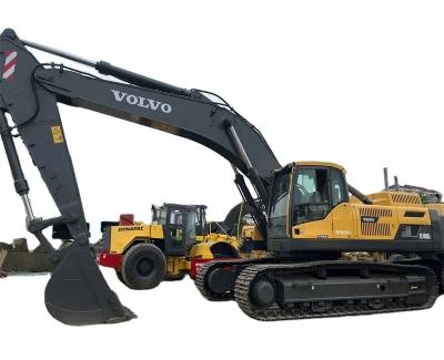 China Strong working performance cost-effective Sweden made 48 TON VOLVO EC480DL EC480 large rubber track used excavator 3.3mÂ³ for sale