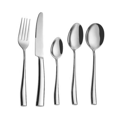 China Sustainable stainless steel flatware set cutlery reusable cutlery set for sale